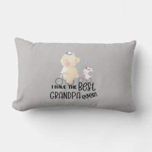 Geschenk für Enkel Bär & Kaninchen Bester Opa Lendenkissen