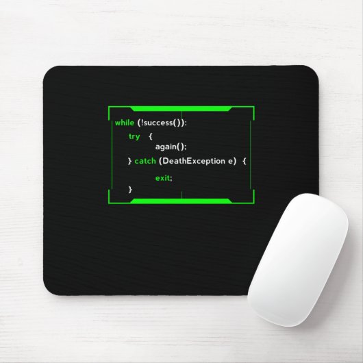Geschenk für Entwickler von HTML Java Coding Coder Mousepad (Mit Mouse)