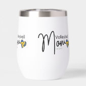Geschenk für etablierte Volleyball-Mutter (Rückseite)