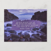 Geschenk für etwas postkarte (Vorderseite)