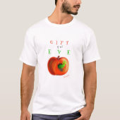 Geschenk für Eva - Paradies Apfel - aus Adam - Fun T-Shirt (Vorderseite)