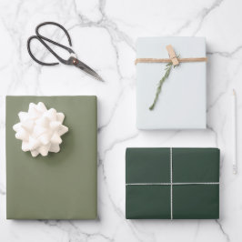 Geschenk für Evergreen Forest Geschenkpapier Set
