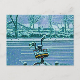 Geschenk für Fahrradliebhaber Postkarte