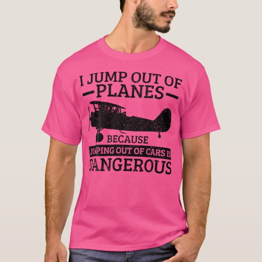 Geschenk für Fallschirmspringer T-Shirt (Vorderseite)