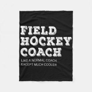 Geschenk für Feldhockey-Trainer Lustiger Dankeschö Fleecedecke