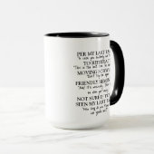 Geschenk für Firmen-E-Mail, sarkastisches Büro, fr Tasse (VorderseiteRechts)