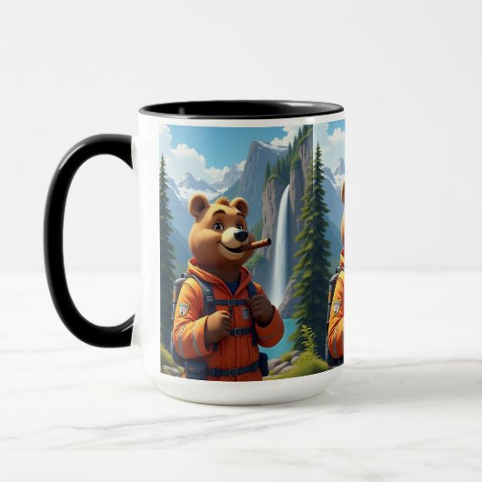 Geschenk für First Responder, Bärenliebhaber & Adv Tasse (Links)