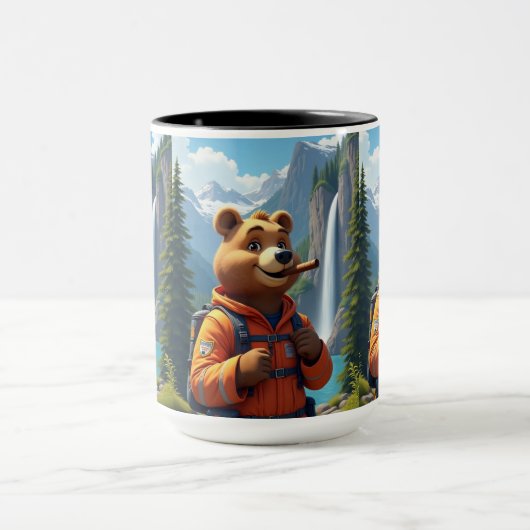 Geschenk für First Responder, Bärenliebhaber & Adv Tasse (Zentrum)