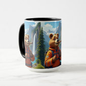 Geschenk für First Responder, Bärenliebhaber & Adv Tasse (Vorderseite Links)
