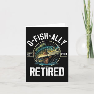Geschenk für Fischer, die Fischfang betreiben Karte