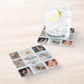 Geschenk für Foto Muttertag Untersetzer (Schrägansicht)