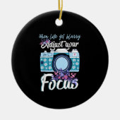 Geschenk für Fotografen - Fotografie Keramik Ornament (Vorne)