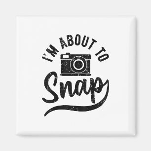 Geschenk für Fotografen Ich bin dabei, Kamera zu s Magnet