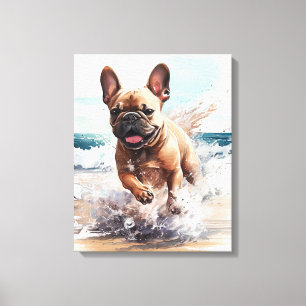Geschenk für Französische Bulldogge Frenchie Leinwanddruck