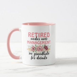 Geschenk für Frauen im Ruhestand Tasse
