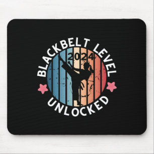Geschenk für Frauen mit schwarzem Gürtel Mousepad