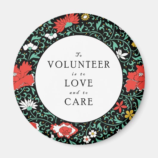 Geschenk für Freiwillige Magnet (Vorne)