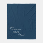 Geschenk für Freundinnen über lange Distanz Fleecedecke (Vorderseite)