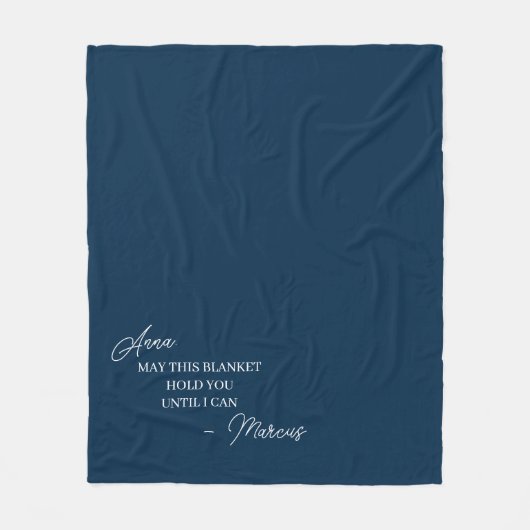 Geschenk für Freundinnen über lange Distanz Fleecedecke (Vorderseite)