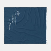 Geschenk für Freundinnen über lange Distanz Fleecedecke (Vorderseite (Horizontal))