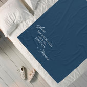 Geschenk für Freundinnen über lange Distanz Fleecedecke