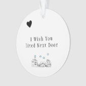 Geschenk für Freundschaft Geschenk Keepake Geschen Ornament (Vorderseite)