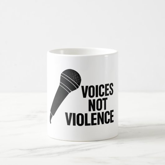 Geschenk für Frieden und Gewaltlosigkeit Kaffeetasse (Mittel)