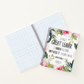 Geschenk für Führungskräfte Notizblock (Innenseite)