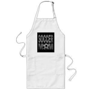 GESCHENK FÜR FUSSBALLMUTTER LANGE SCHÜRZE