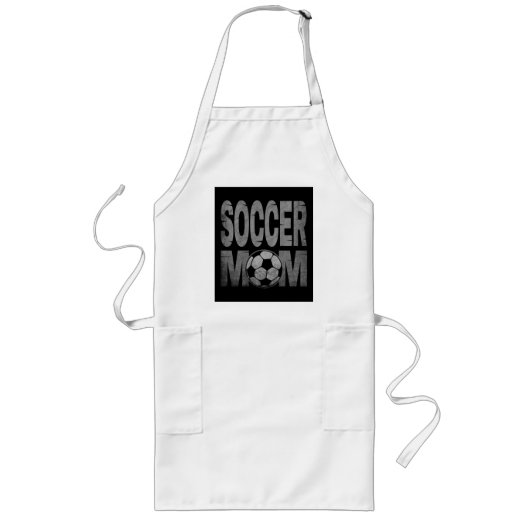 GESCHENK FÜR FUSSBALLMUTTER LANGE SCHÜRZE (Vorne)