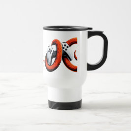 Geschenk für Gamer-Freund mit Schlangenspielecontr Reisebecher