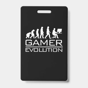 Geschenk für Gamer Gamer Evolution Ausweis