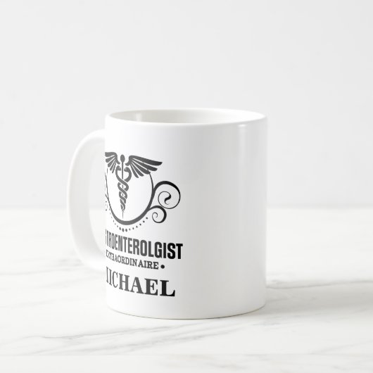 Geschenk für Gastroenterologe Kaffeetasse (Vorderseite Links)