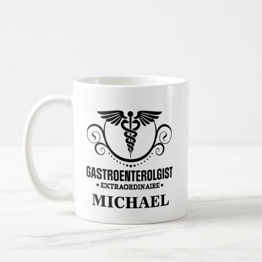 Geschenk für Gastroenterologe Kaffeetasse (Links)