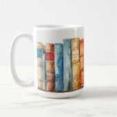 Geschenk für gemütliche Bücherliebhaber Kaffeetasse (Links)