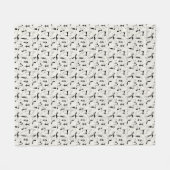Geschenk für gemütliche Katzenliebhaber Fleecedecke (Vorderseite (Horizontal))