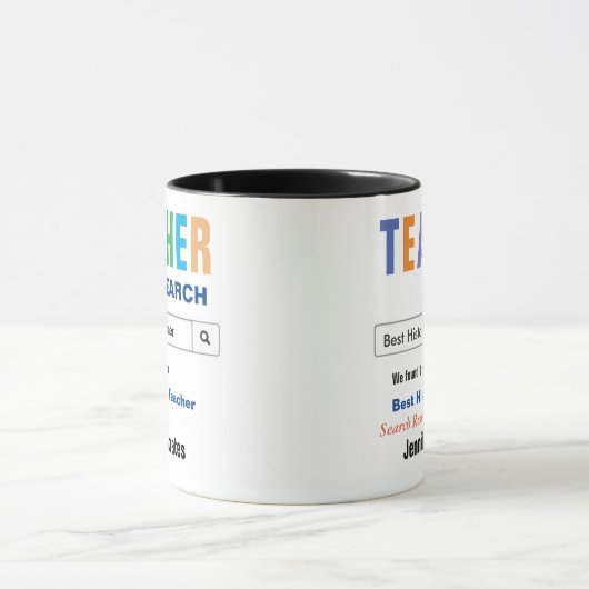 Geschenk für Geschichtslehrer Tasse (Zentrum)