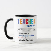 Geschenk für Geschichtslehrer Tasse (Links)