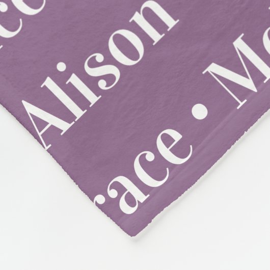 Geschenk für Gigi mit Kindernamen Fleecedecke (Ecke)