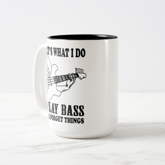 Geschenk für Gitarre Lover, Geschenk für Musik Lov Zweifarbige Tasse (Vorderseite Links)