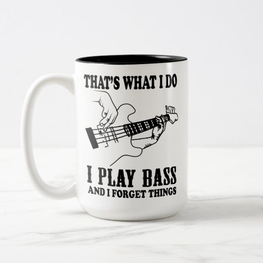 Geschenk für Gitarre Lover, Geschenk für Musik Lov Zweifarbige Tasse (Links)