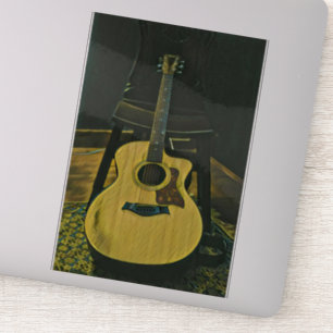 Geschenk für Gitarrist Aufkleber