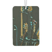 Geschenk für Gitarrist Autolufterfrischer (Rückseite)