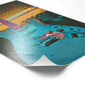 Geschenk für Gitarrist Fotodruck (Ecke)