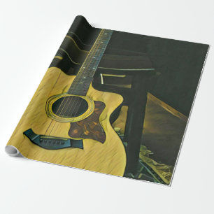 Geschenk für Gitarrist Geschenkpapier