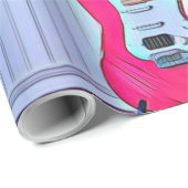 Geschenk für Gitarrist Geschenkpapier (Rolleneckpunkt)
