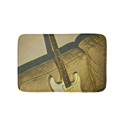 Geschenk für Gitarrist-Gitarrist Badematte (Vorderseite)