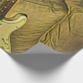 Geschenk für Gitarrist-Gitarrist Geschenkpapier (Ecke)
