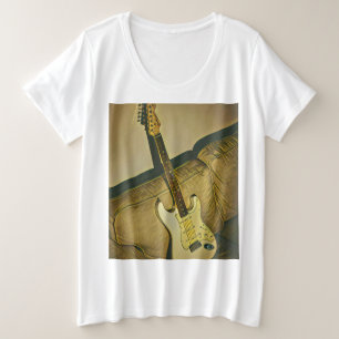 Geschenk für Gitarrist-Gitarrist Große Größe T-Shirt