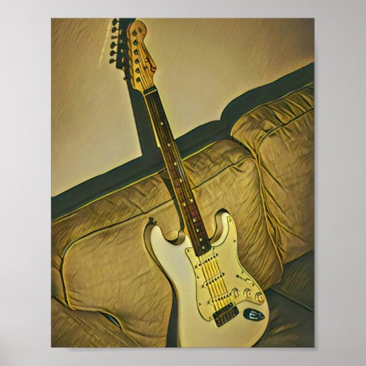 Geschenk für Gitarrist-Gitarrist Poster (Vorne)